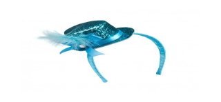 Minihut Stirnband Pailletten 6 Farben sort.