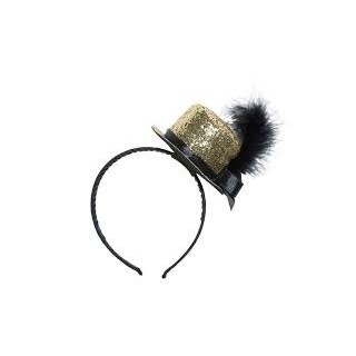 Minihut Stirnband Pailletten 6 Farben sort.