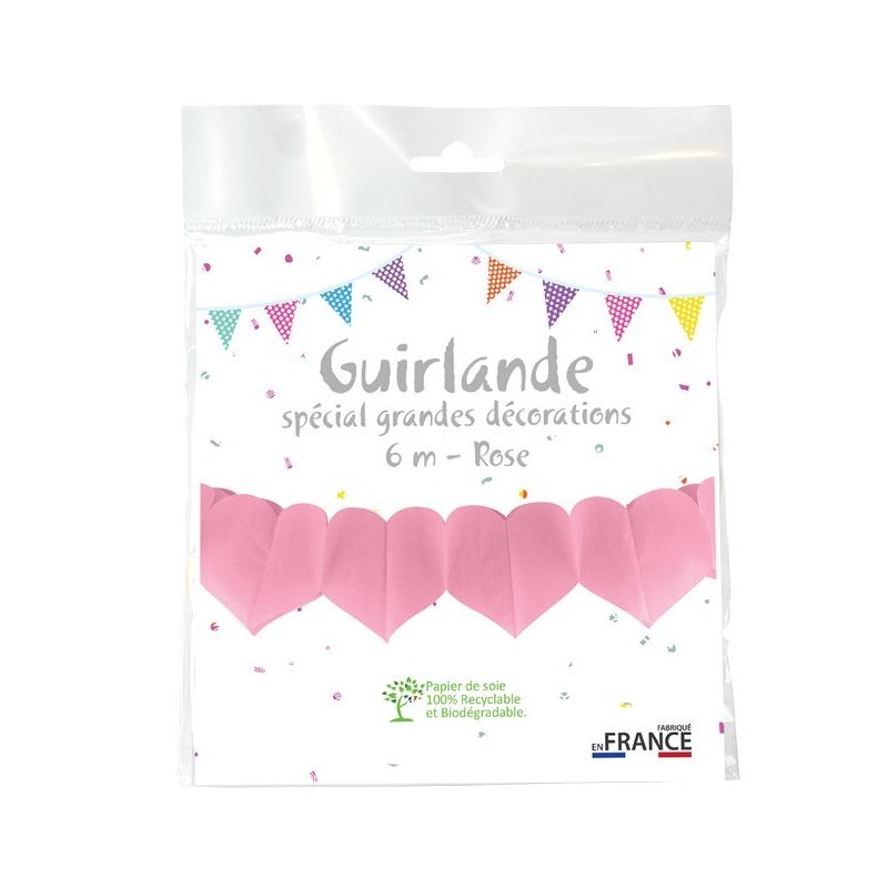 Guirlande coeurs 6 m Guirlande coeurs 6 m