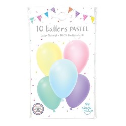 10 Ballons Ø 27,5cm +10 ficelles Long 1,5m