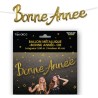 Metallische Ballongirlande Bonne Année gold. 3m50 x 45cm Metallische Ballongirlande Bonne Année gold. 3m50 x 45cm