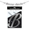 Guirlande Lettres Bonne Année Argent. 4m