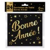 24 Serviettes, Bonne Année, 3 plis, 180x230x20cm 24 Serviettes, Bonne Année, 3 plis, 180x230x20cm
