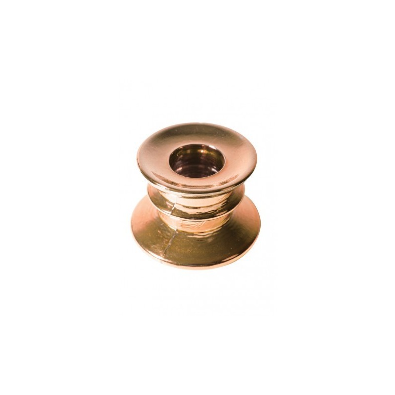 Bougeoir suède rose  gold Ø 4cm Bougeoir suède rose  gold Ø 4cm