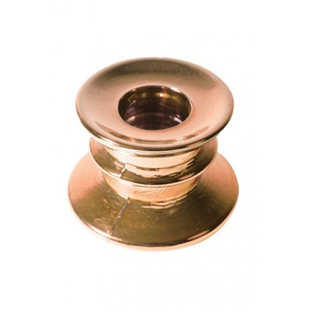 Bougeoir suède rose  gold Ø 4cm
