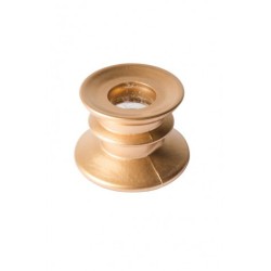Bougeoir suède or Ø 4cm