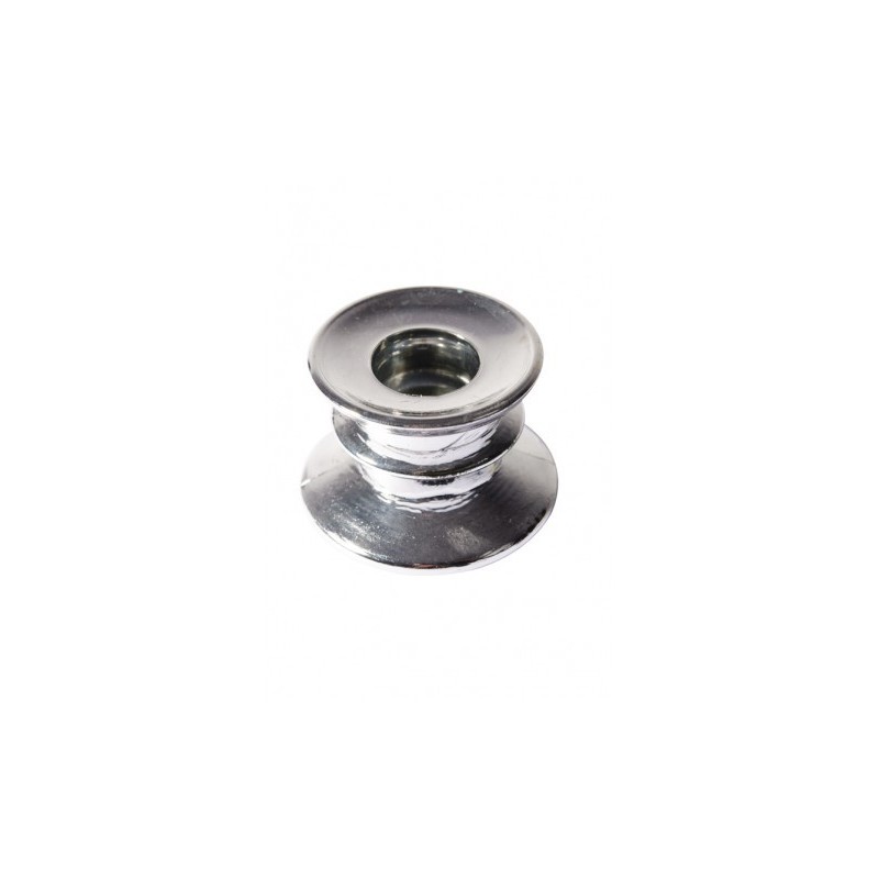 Bougeoir suède argent Ø 4cm Bougeoir suède argent Ø 4cm