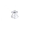 Bougeoir suède argent argent mat  Ø 4cm Bougeoir suède argent argent mat  Ø 4cm