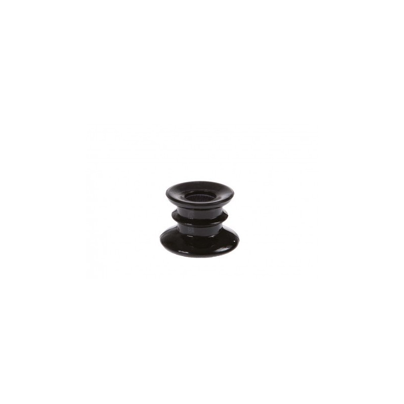 Bougeoir suède noir Ø 4cm
