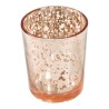 Kerzenhalter aus Metall in Roségold. 5,5 cm x 6,7 cm Kerzenhalter aus Metall in Roségold. 5,5 cm x 6,7 cm