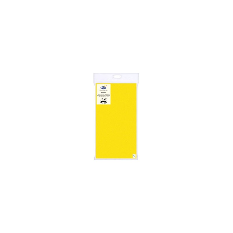 Nappe Dunisilk, 138x 220cm, jaune  Nappe Dunisilk, 138x 220cm, jaune
