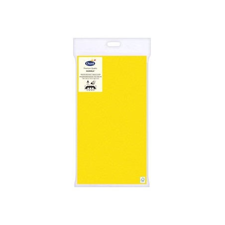 Nappe Dunisilk, 138x 220cm, jaune 