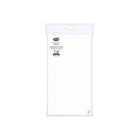 Nappe Dunisilk, 138x 220cm, blanc 