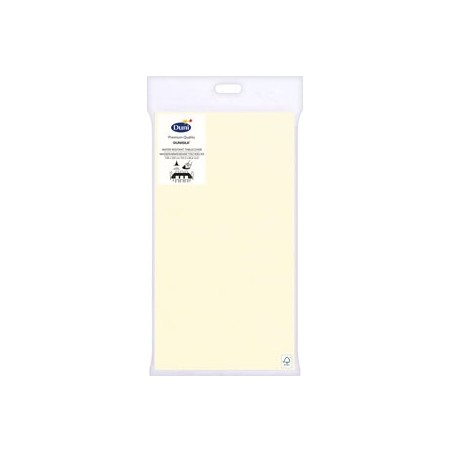 Nappe Dunisilk, 138x 220cm, crème