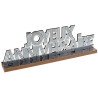 Lettere Joyeux Anniversaire blu anatra  27 x 4 x 9 cm
