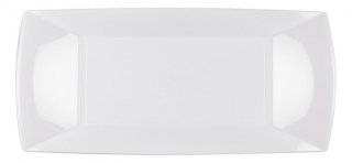 8 Assiettes plate, 23 x 23 cm, blanc