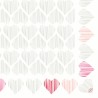 60 Serviettes Dunisoft, 40 x 40 cm 1/4, Amour 60 Serviettes Dunisoft, 40 x 40 cm 1/4, Amour