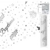 Runner da tavola "Baptême" 28 cm x 5 metri, organza metallizzata argento Runner da tavola "Baptême" 28 cm x 5 metri, organza metallizzata argento