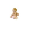 1 figurine bébé fille assis en résine  1 figurine bébé fille assis en résine