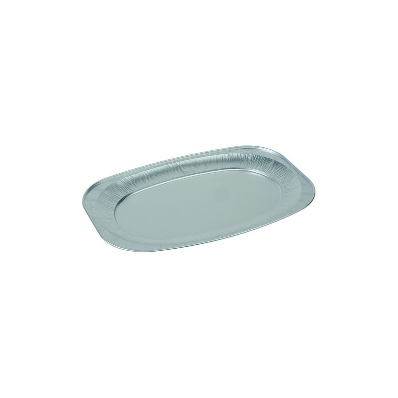 5 Plats en alu, ovale, long. 54,8 cm larg. 35,9 cm 5 Plats en alu, ovale, long. 54,8 cm larg. 35,9 cm