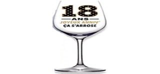 1 Verre à vin   "Bon Anniv' A la tienne" 
