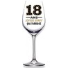 1 Verre à vin   "Bon Anniv' A la tienne"  1 Verre à vin   "Bon Anniv' A la tienne"