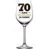 1 Verre à vin   "Bon Anniv' A la tienne" 