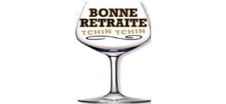 1 Weinglas  "Bonne retraite Tchin Tchin"