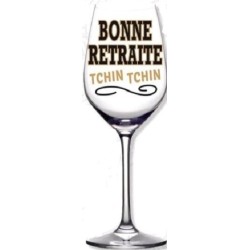 1 bicchiere di vino  "Bonne retraite Tchin Tchin"
