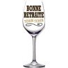 1 bicchiere di vino  "Bonne retraite Tchin Tchin"