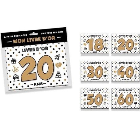 Livre d'or "De ma super retraite" 21,5x15 cm