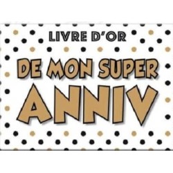 Libro degli ospiti compleanno 21,5x15 cm