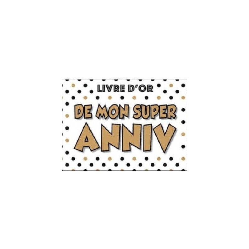 Libro degli ospiti compleanno 21,5x15 cm