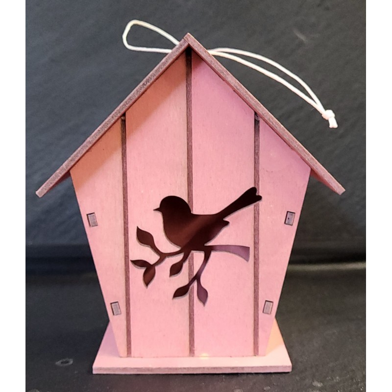 Maison oiseau décorative en bois Maison oiseau décorative en bois