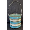 1 Candeliere perla blu turchese Ø est. 7,5 cm Ø 4 cm 1 Candeliere perla blu turchese Ø est. 7,5 cm Ø 4 cm