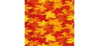 1 Romantik-Tischläufer, Herbstblätter, 30 cm x 5 m