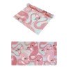 Chemin de table romance flamant rose, 30cm x 5m