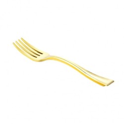 30 Fourchettes,  doré, lavable & réutilisable