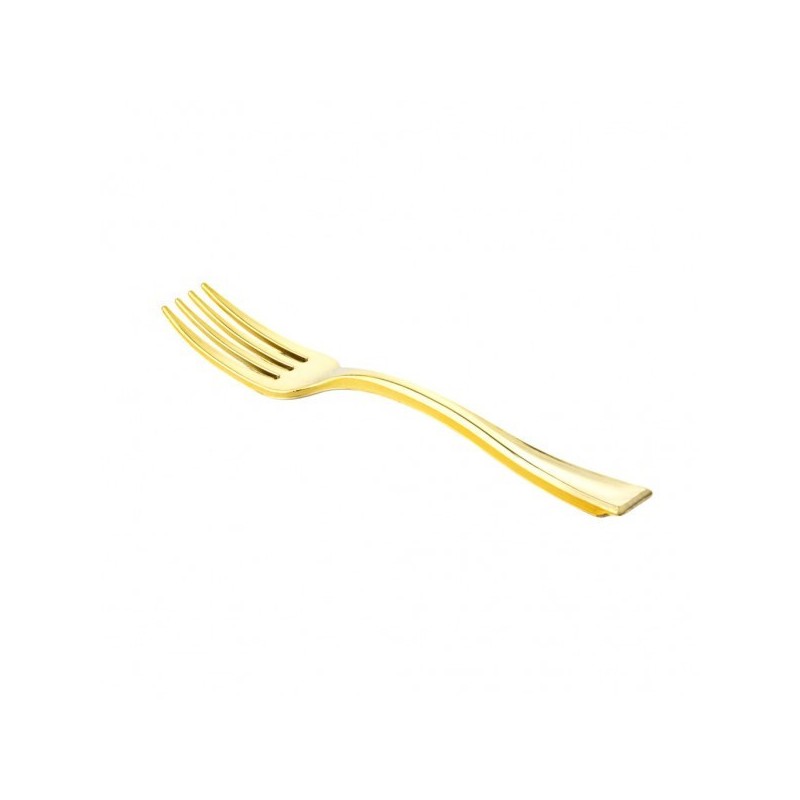 30 Forchette, dorate, lavabili e riutilizzabili 30 Forchette, dorate, lavabili e riutilizzabili