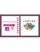 Girlanden, Wimpel und Banner