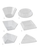 Verrines en coffret pour amuse-bouches, apéritifs