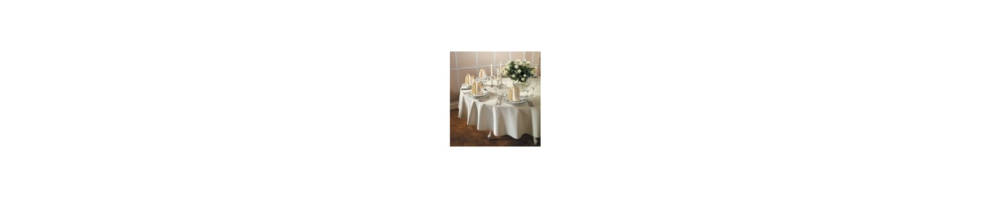 Tovaglie rotonde per feste e decorazione tavola