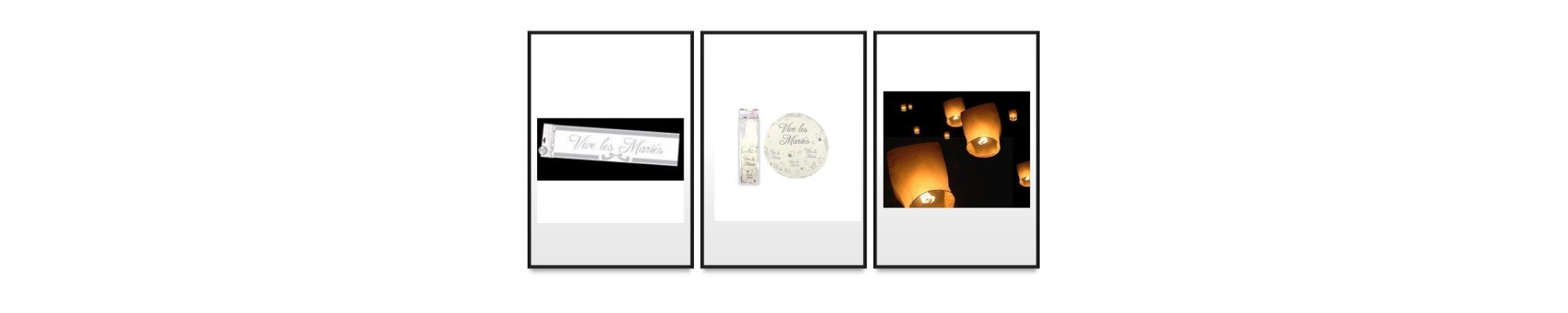 Guirlandes / Lanternes / Confettis / Tapis rouge